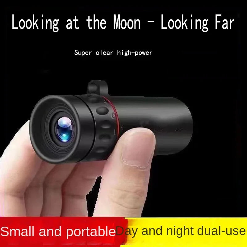 2000x24 HD Monocular Telescope – Mini Portable Phone Telescope with Holder for Outdoor Camping, Hunting & Birdwatching