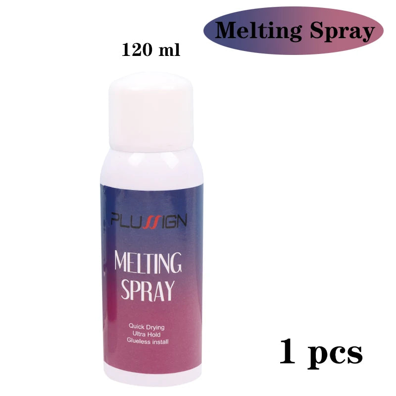 120ml Lace Melting Spray – Seamless Finish Glue, Invisible Hair Adhesive for Lace Wigs, Strong Hold