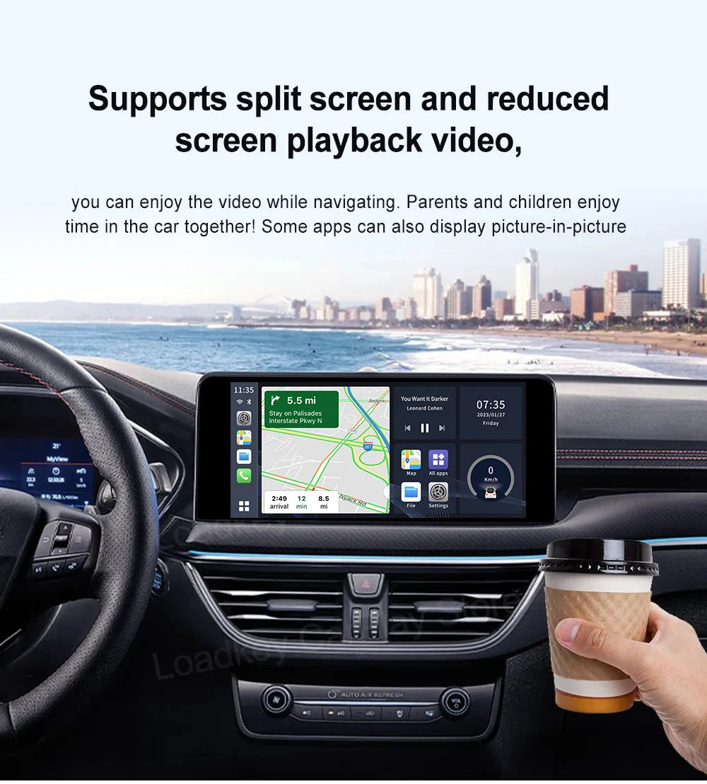 Carlinkit CarPlay AI Box — Qualcomm 6125 8-Core, Android 13, Wireless & Wired CarPlay, Android Auto for OEM Cars