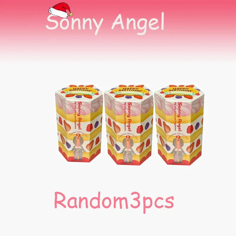 Sonny Angel Hippers Blind Box — Cute Birthday Cake Series Mini Anime Character Doll Collectible Gift