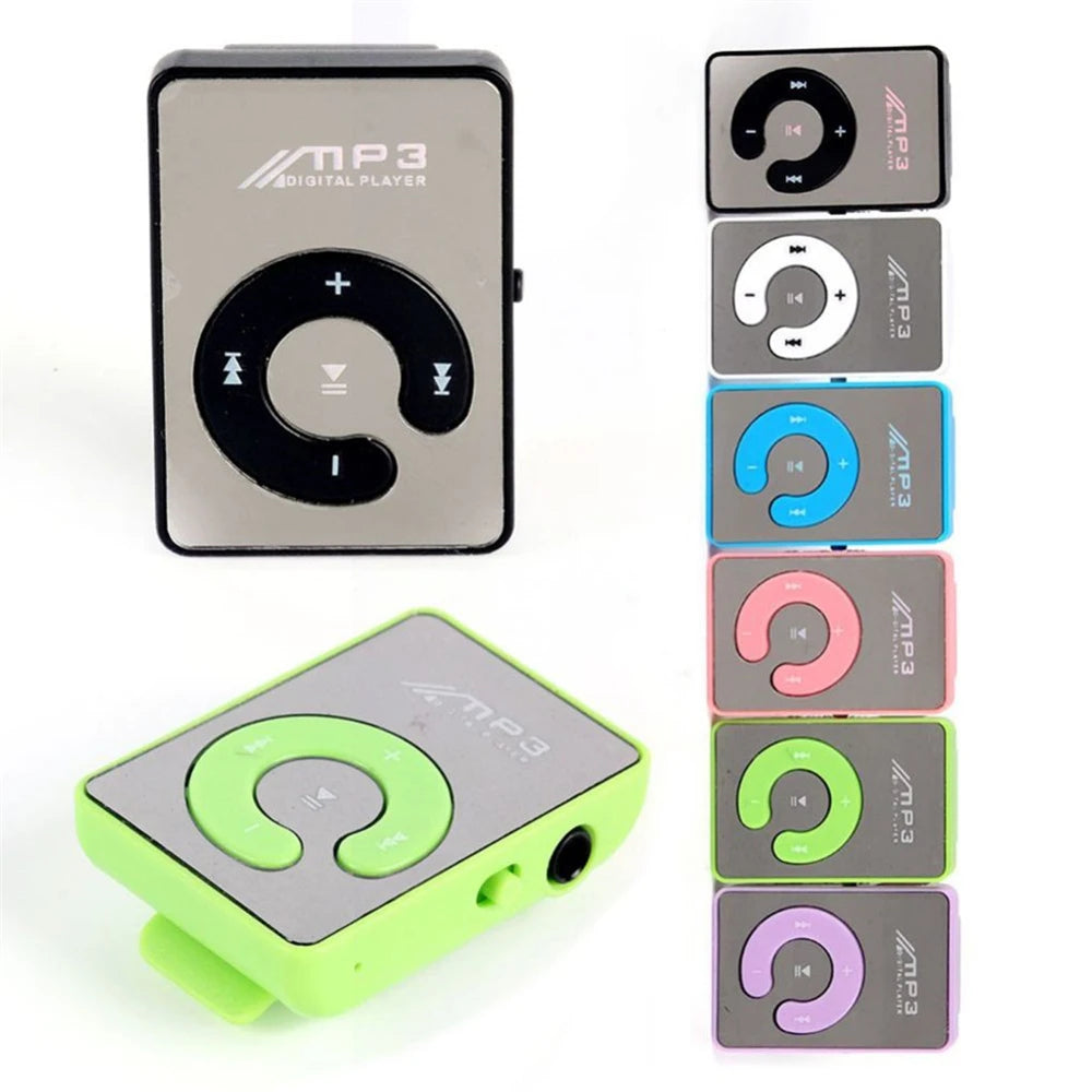 C Key Mini MP3 Player - Portable HiFi USB Music Player with TF Card Support for Sports & Travel