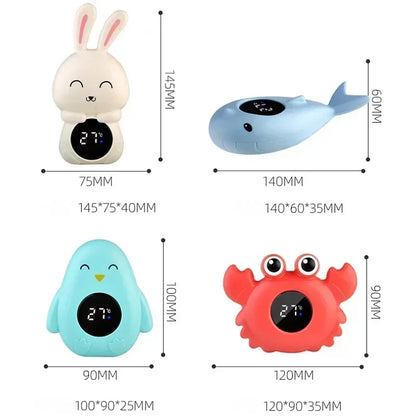 Floating Digital Baby Bath Temperature Meter | LED Display Temperature Tester for Water Safety | Cartoon Design