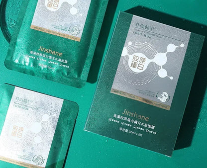 TikTok Hot Sale Seaweed Collagen Crystal Mask – Replenishing Fruit Jelly Skin Care, Transparent Masque