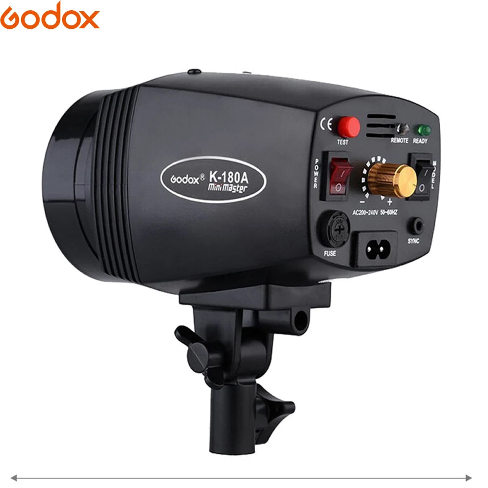 GODOX K150A/K180A Studio Flash - Portable 150Ws/180Ws Mini Strobe Light for Photography, 110V/220V