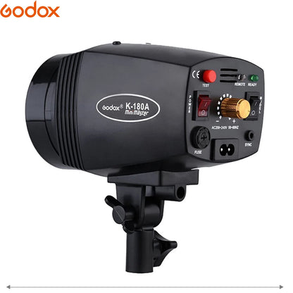 GODOX K150A/K180A Studio Flash - Portable 150Ws/180Ws Mini Strobe Light for Photography, 110V/220V