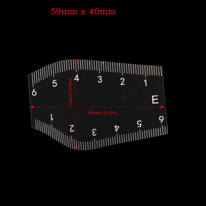 5-Type Eyebrow Shaping Stencil Kit — Multi-Style Template Ruler for Professional Brow Sculpting & Microblading