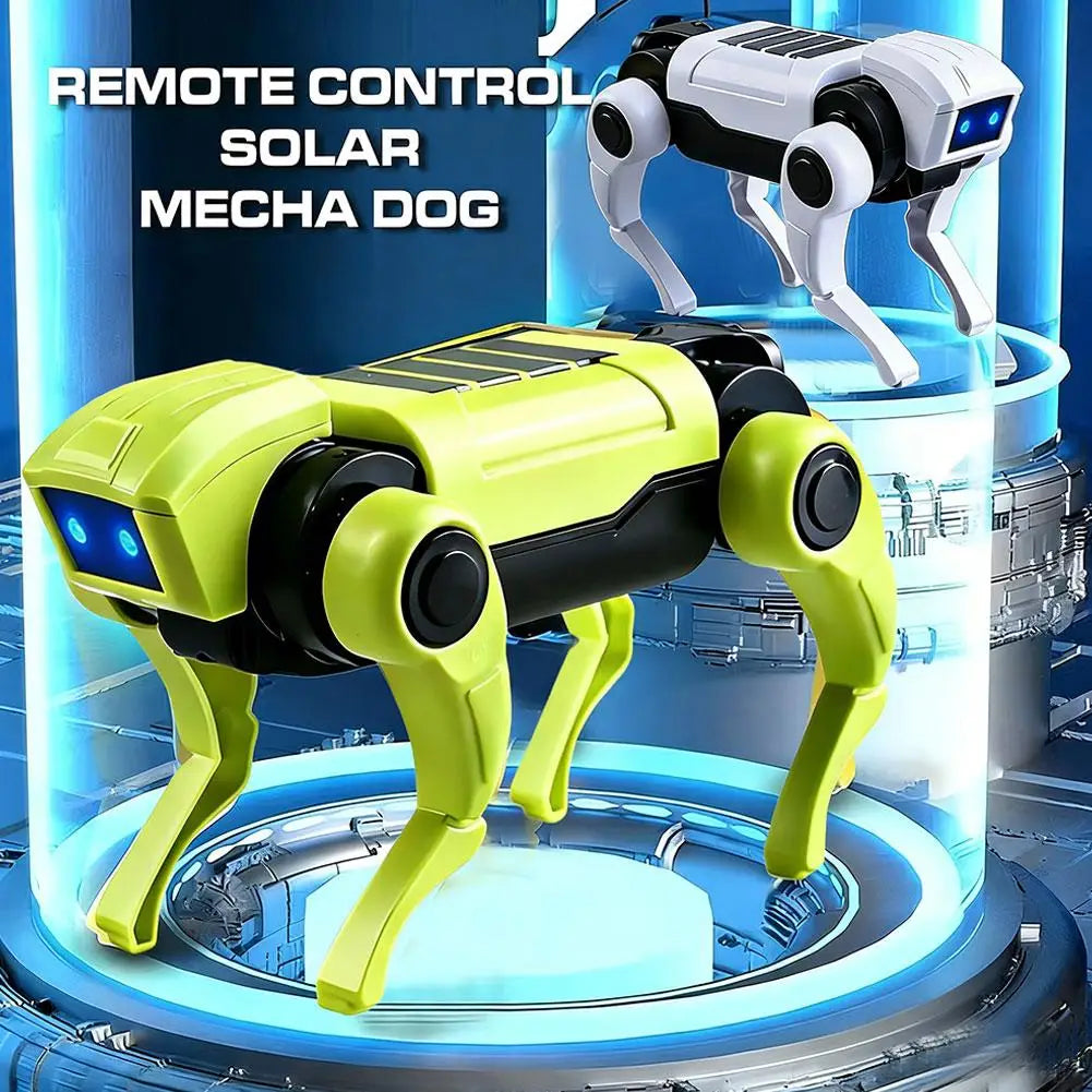 DIY RC Robot Dog Kit – Remote Control Mechanical Science Education Toy Assembly Set for Kids & Boys Learning Gift
