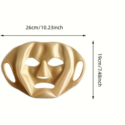 3D Silicone Mask Cover — Reusable Ear-Hanging Facial Tool for Moisturizing & Firming Skin