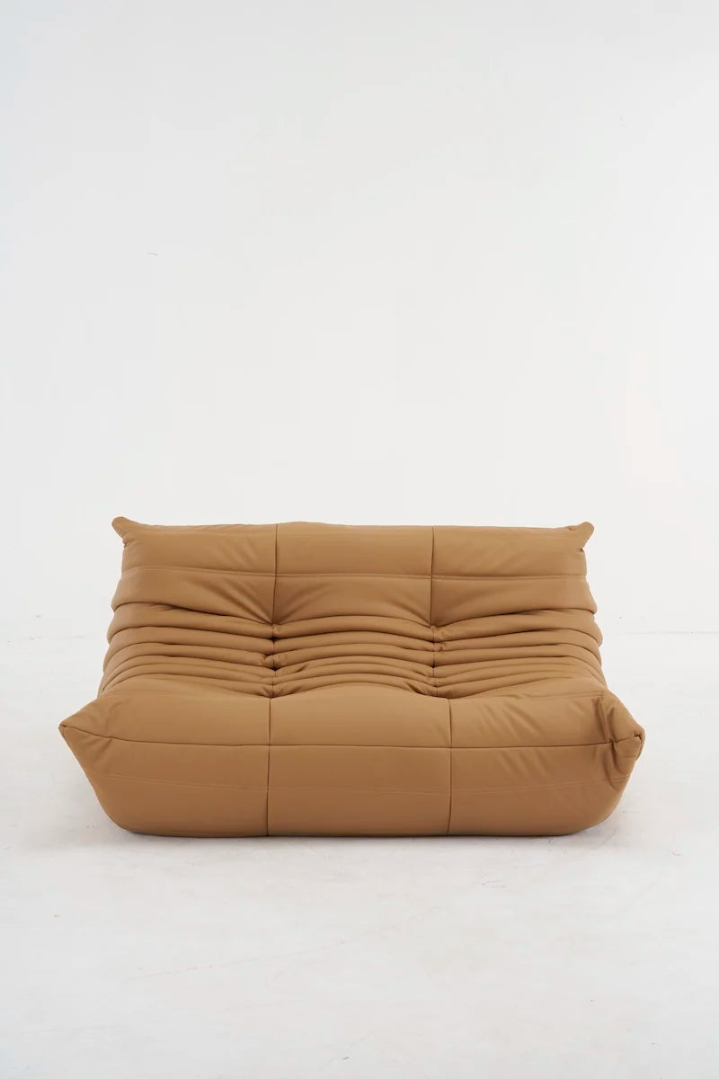 Caterpillar Togo Single Sofa – Tatami-Style Leisure Chair for Living Room or Bedroom, Reading & Relaxing Seat