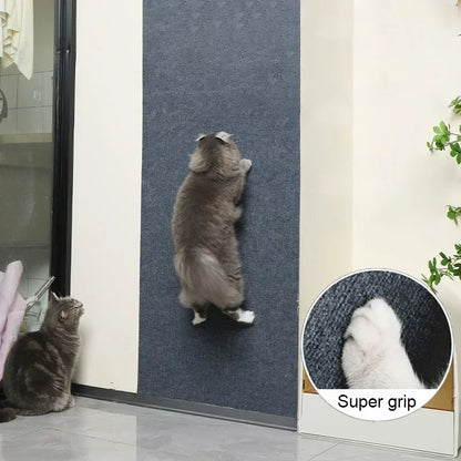 Self-Adhesive Carpet Cat Scratch Board – DIY Wall & Sofa Protection, Anti-Scratch Paws Sharpening for Cats