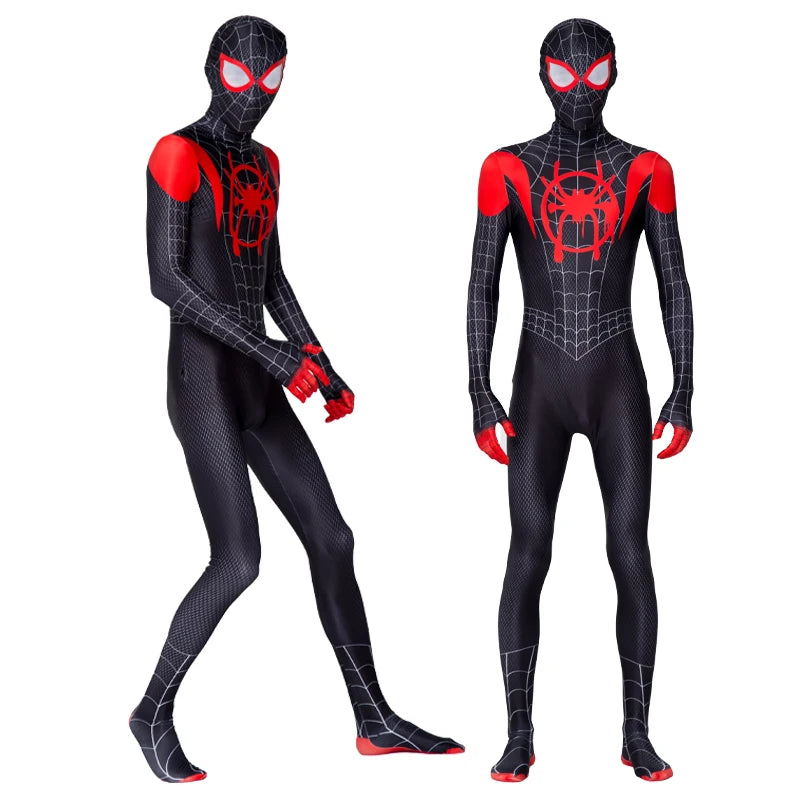 Adult Spiderman Cosplay Costume – Superhero Zentai Jumpsuit with Headgear for Men & Women, Halloween & Carnival Outfit