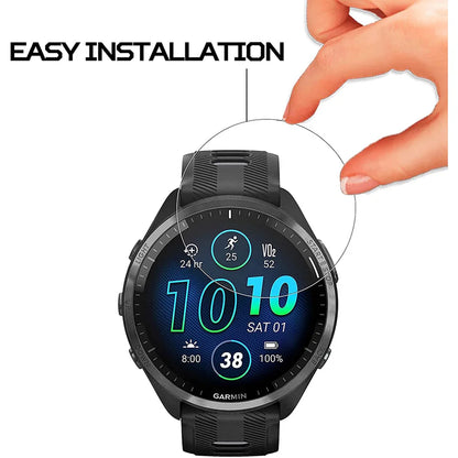 3-Pack Soft Hydrogel Screen Protector for Garmin Forerunner 265/265S/965 – Clear Protective Film