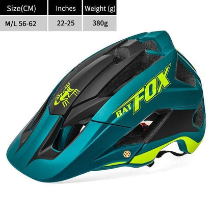 BATFOX Ultralight Bike Helmet – Molded Mountain & Road Helmet for Men, DH AM Cycling Equipment, Casco Ciclismo Bicicleta