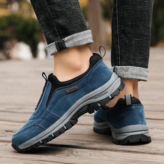 Men’s Lightweight Walking Shoes - Fashion Sport Sneakers with Comfortable Flat Design for Casual Everyday Wear