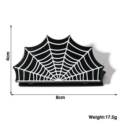 AENSOA Halloween Hairpin | Pumpkin, Skull, Butterfly & Ghost Acrylic Shark Clip for Women