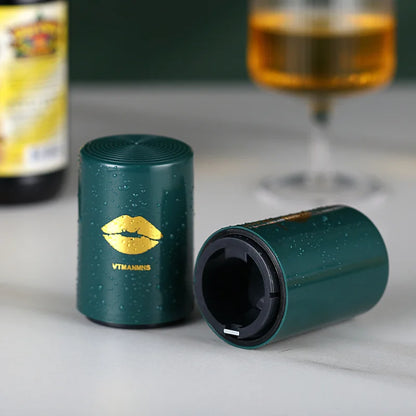Nymph Creative Magnetic Automatic Beer Bottle Opener - Stainless Steel Press Lid Corkscrew Tool, Portable Bar Gadget