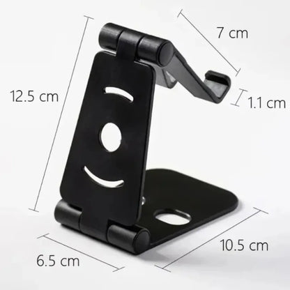 Multi-Angle Adjustable Desktop Phone Stand – Foldable Holder for iPhone 16, 15, 14, 13, 12 Pro Max & XS