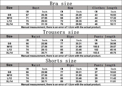 Women’s 2-Piece Tracksuit Yoga Set – High Waist Leggings & Sports Bra for Gym, Fitness & Athletic Wear
