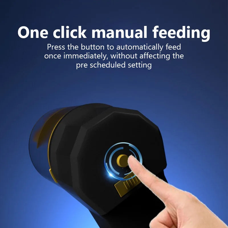 Automatic Fish Tank Feeder – Intelligent Timing Aquarium Feeder for Goldfish with Large Capacity