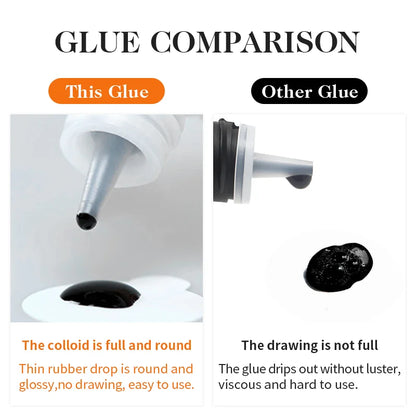 Professional Eyelash Extension Glue - 5ml Fast Drying Lash Adhesive with 0.3S-3S Dry Time for Strong False Lash Application