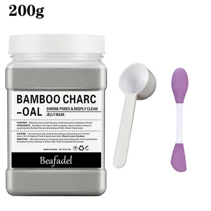 650g/200g Soft Hydro Jelly Mask Powder – DIY Hydrojelly Peel Off Masks with Hyaluronic Acid & Rose for Facial Skin Care