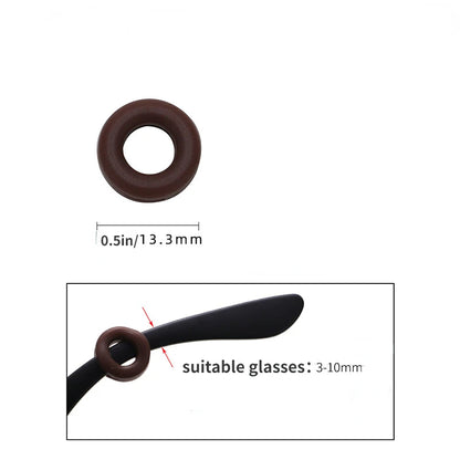 10PCS Anti-Slip Silicone Ear Hooks for Glasses | Eyewear Grip, Temple Holder & Fastener Accessories