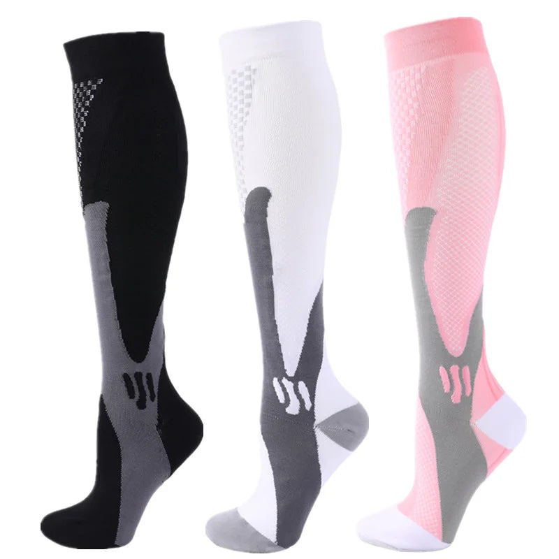 3 Pairs Compression Socks 30 mmHg — S-XXL Medical Socks for Edema, Diabetes & Varicose Veins