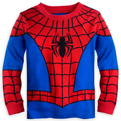 Children’s Spiderman Pajama Set – Boys’ Long Sleeve Superhero Cosplay Sleepwear