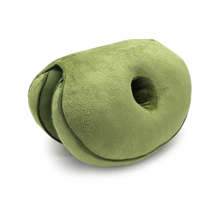 Orthopedic Dual Comfort Seat Cushion – Pelvis Support & Hip Lift Pillow for Pressure Relief & Posture Improvement