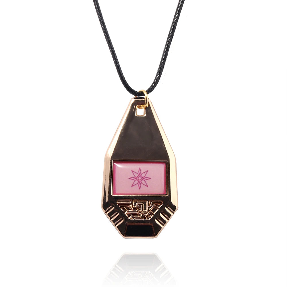 Digimon Adventure Evolver Necklace - Anime Metal Pendant Cosplay Jewelry Accessory Gift for Fans