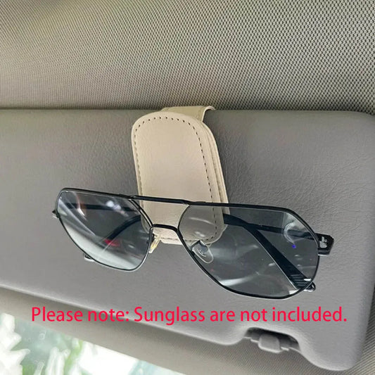 Universal Car Sun Visor Organizer Clip – Sunglasses Holder, Card & Pen Storage Auto Accessory