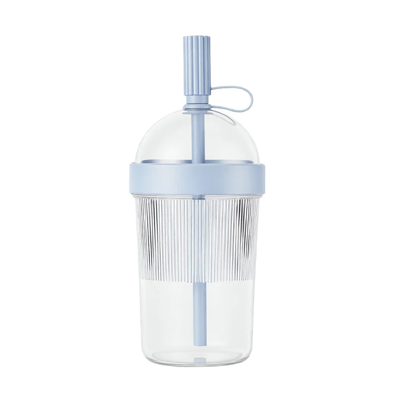 17oz Reusable Coffee Tumbler - Insulated Drink Cup with Lid and Straw for Home Office Travel