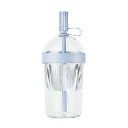 17oz Reusable Coffee Tumbler - Insulated Drink Cup with Lid and Straw for Home Office Travel