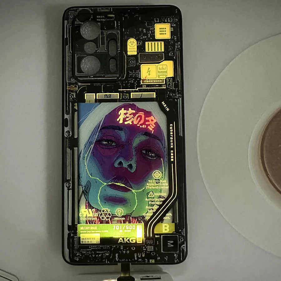 DIY Custom LED Phone Case - Glowing Anime Cartoon Cover for Samsung Galaxy A17, A16, A15, A14, A12, S20 FE, S21, S22, S23, S24, S25 & S26 Series