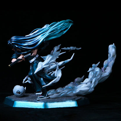 Demon Slayer Tokitou Muichirou 19cm PVC Action Figure — Anime GK Statue Collectible Toy, Kids & Fan Gift