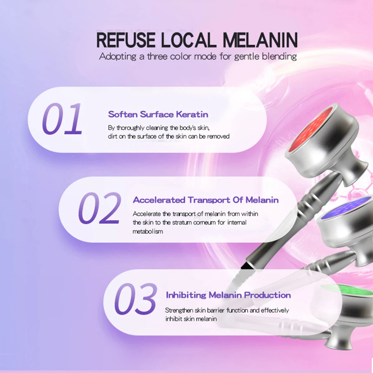 Electric Light Wave Melanin & Pigment Treatment Device – Professional Breast and Skin Care Instrument