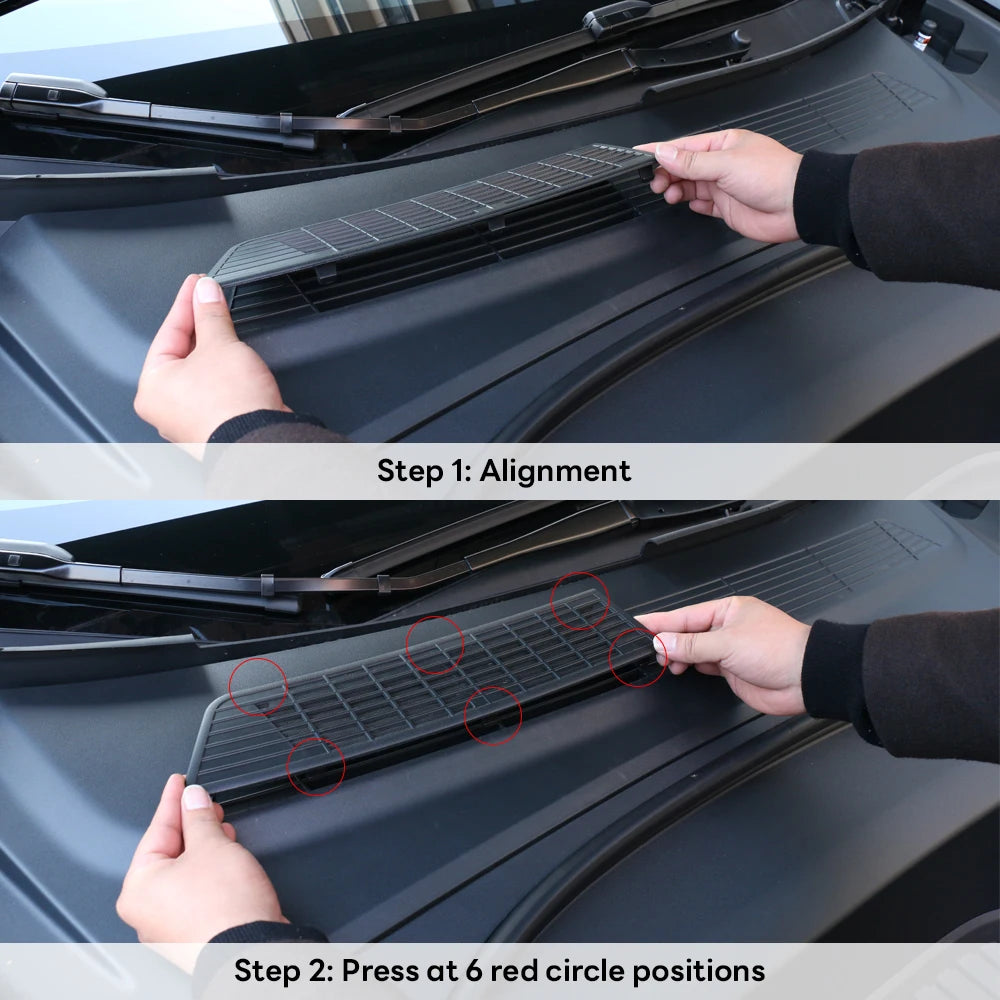 Tesla Model 3 Highland 2024 Lower Bumper Mesh — Anti-Insect & Dust-Proof Vent Grille Cover, Front Protection