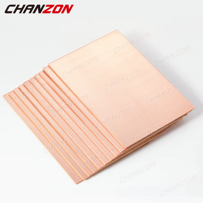 10Pcs 7x10cm Copper Clad PCB Boards - Single-Sided Circuit Prototype Boards for DIY Etching Projects