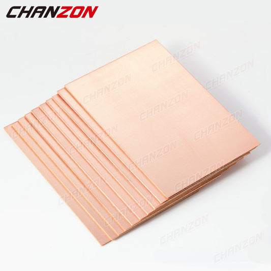 10Pcs 7x10cm Copper Clad PCB Boards - Single-Sided Circuit Prototype Boards for DIY Etching Projects
