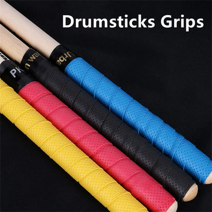 Anti-Slip Drumstick Grips – High Quality PU Sweat-Absorbing Tape for 7A, 5A, 5B, 7B Drumsticks, Instrument Accessories