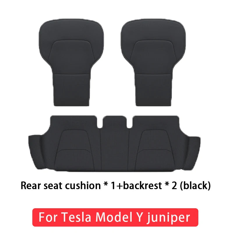 Tesla Model Y Juniper 2025-2026 Ventilated Leather Seat Cushion Cover – Breathable Comfort Interior Accessory