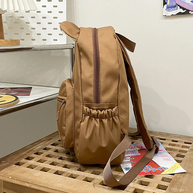 Rilakkuma Anime Backpack — Cute Relax Bear School Bag for Women, Girls & Boys, Outdoor Travel Rucksack Gift