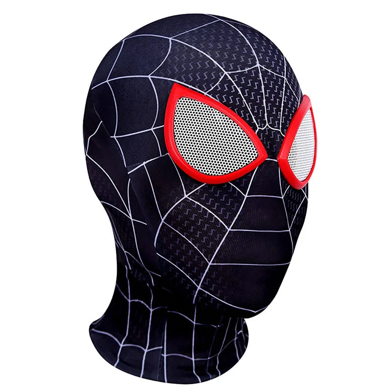 Gwen Stacy 3D Superhero Mask — Kids & Adult Cosplay Headgear for Spiderman, Miles Morales, Iron Man & Halloween Costume Props