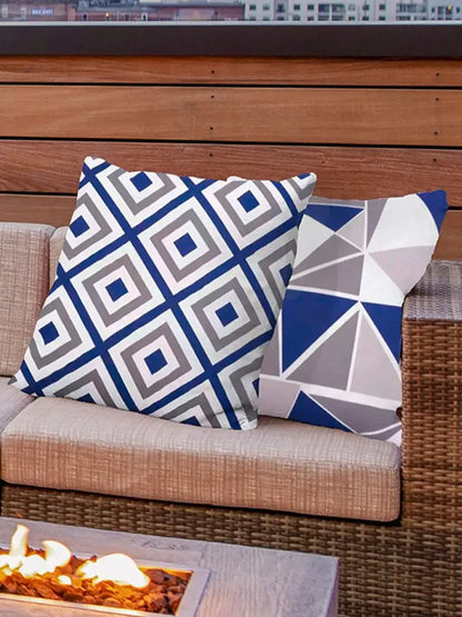 Waterproof Oxford Cloth Pillowcase - Splash Proof Outdoor Cushion Cover for Garden Lawn Terrace Furniture