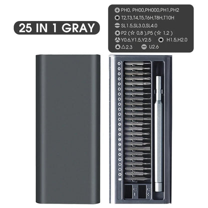 50-in-1 Precision Screwdriver Set – Magnetic Repair Tools for iPhone, Glasses, Watches, Game Consoles & Cameras