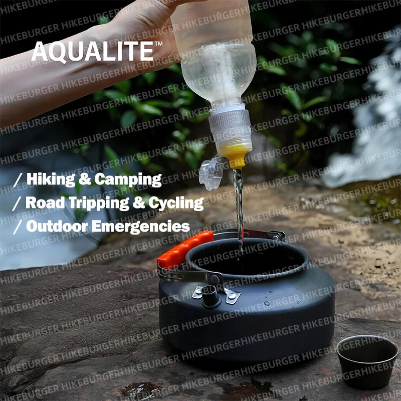 Mini Portable Water Filter Bottle - Outdoor Purification System for Camping, Hiking, Survival & Emergency Use