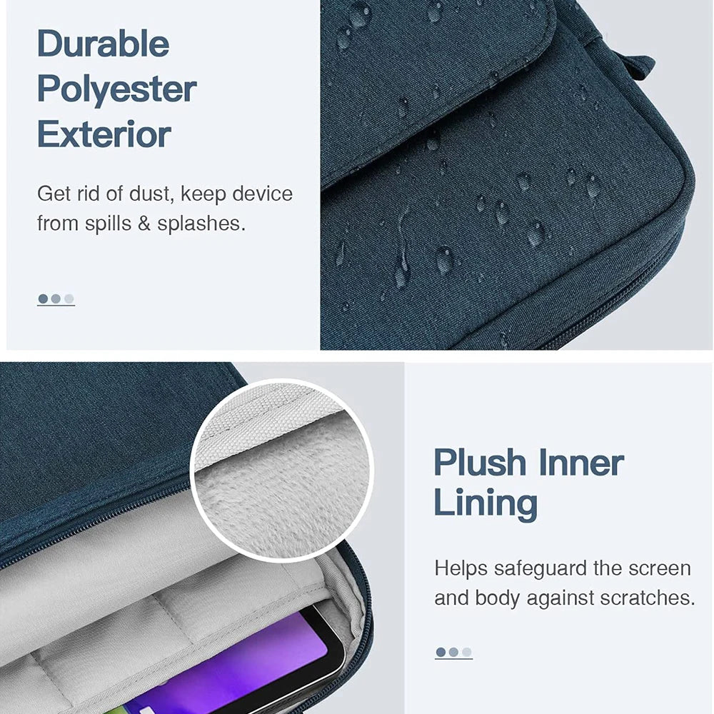 Tablet Sleeve Case – For Samsung Galaxy Tab S9, S8, S7, FE, Lite, A7, A8, A9 Plus & Xiaomi Mi Pad 5/6 Pro, Portable Pouch