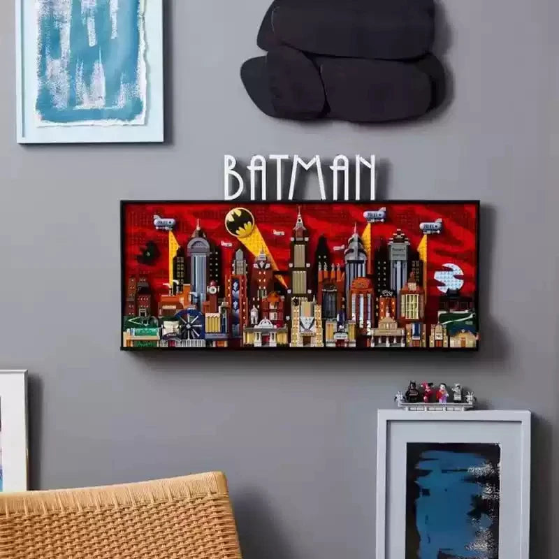 2025 New 76271 Batman: The Animated Series — Gotham City Building Blocks Toy with Advanced Ornamental Wall, Christmas Gift