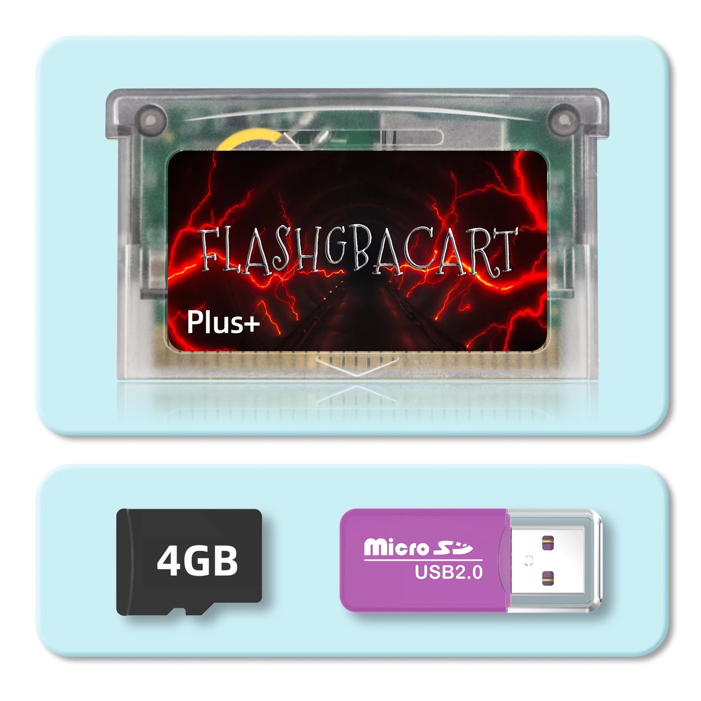 REMANK V1.5 Flash GBA Cart — 100+ Retro Games Cartridge with RTC 1M Flash, Compatible with GBA, GBC, GB, NES & DS