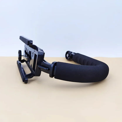U-Shaped Handheld Camera Stabilizer — Video Grip for DSLR, Nikon, Sony, SLR, and GoPro, Portable Steadicam